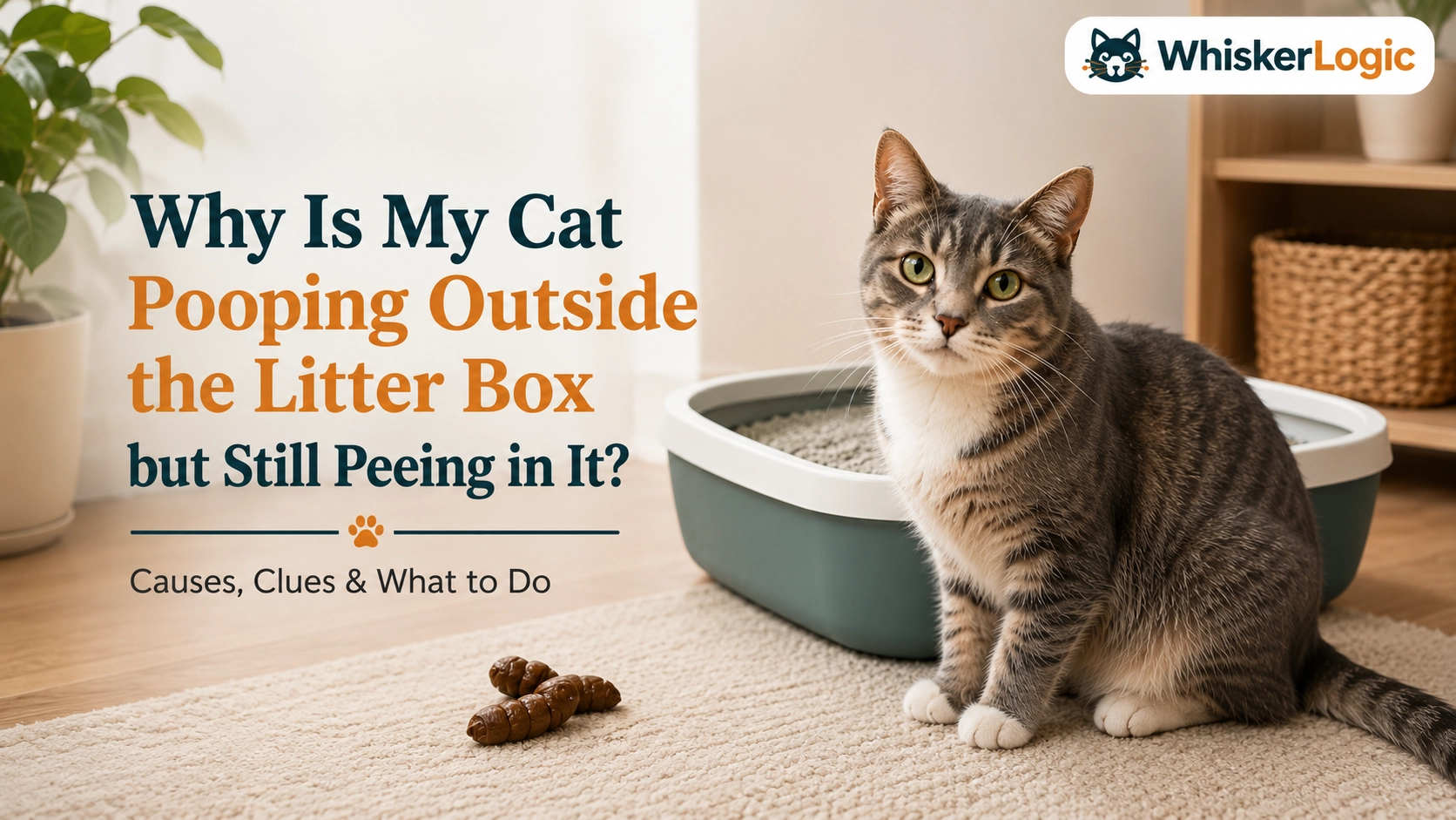 Cat pooping outside litter box but peeing in it