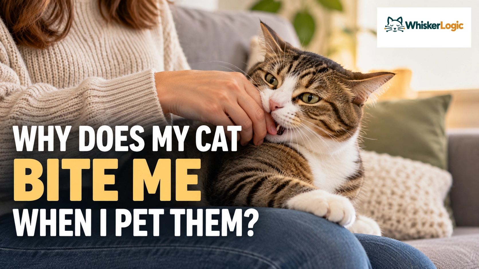 Cat bites me when I pet them during a petting interaction